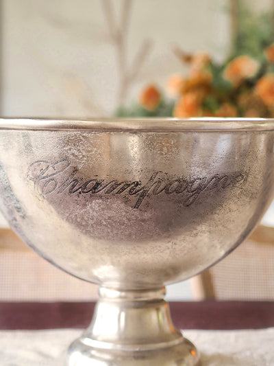 Champagne Pedestal Bowl