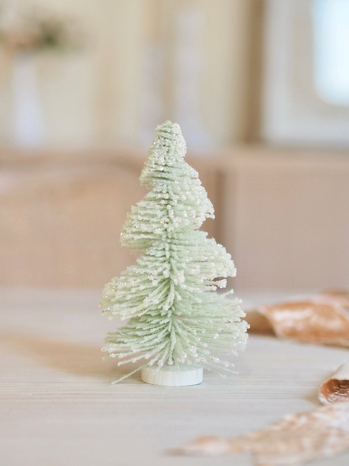 Snowy Sage Bottle Brush Trees - The Cross Decor & Design