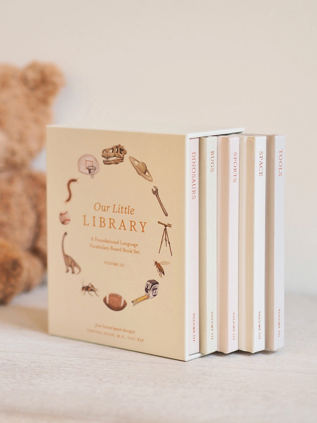 Our Little Library Vol. 3: Dinosaurs, Space, Tools, Bugs, and