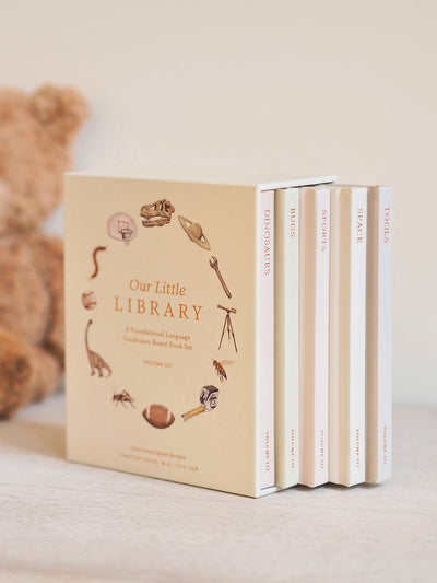 Our Little Library Vol. 3: Dinosaurs, Space, Tools, Bugs, and Sports Board Book Set