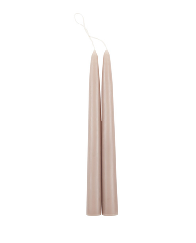 Classic Greige Taper Candle Set - The Cross Decor & Design