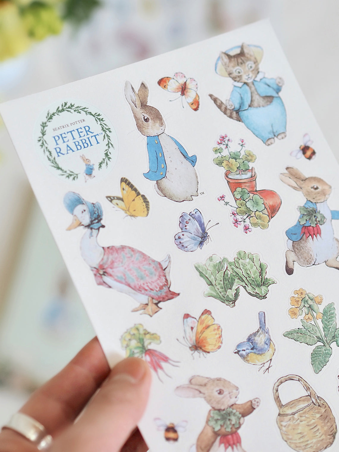 Peter Rabbit Stickers Printable Peter Rabbit Sticker Sheets | The Cross Living