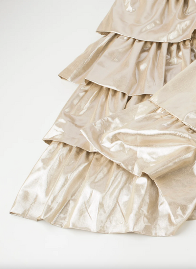 Gold Ruffle Cape - The Cross Decor & Design
