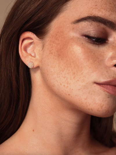 Mini Pearl Pave Studs