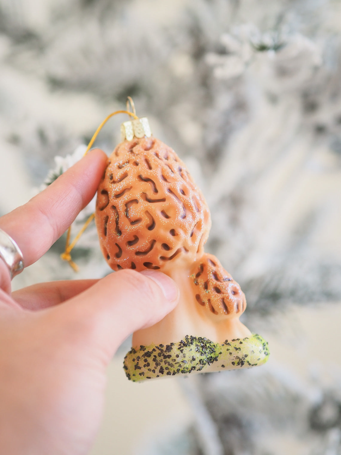 Morel Mushrooms Ornament