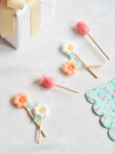 Garden Flower Candles - The Cross Decor & Design