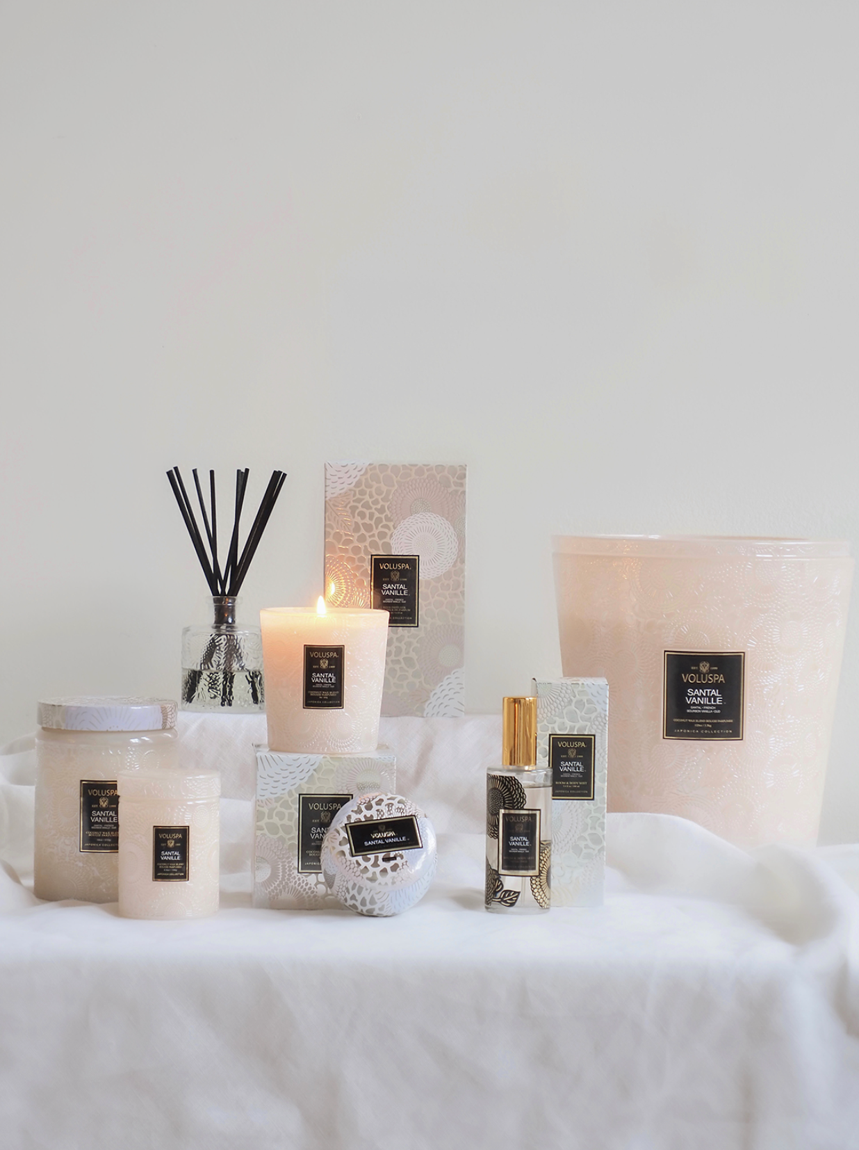 Santal Vanille Small Jar Candle - The Cross Decor & Design