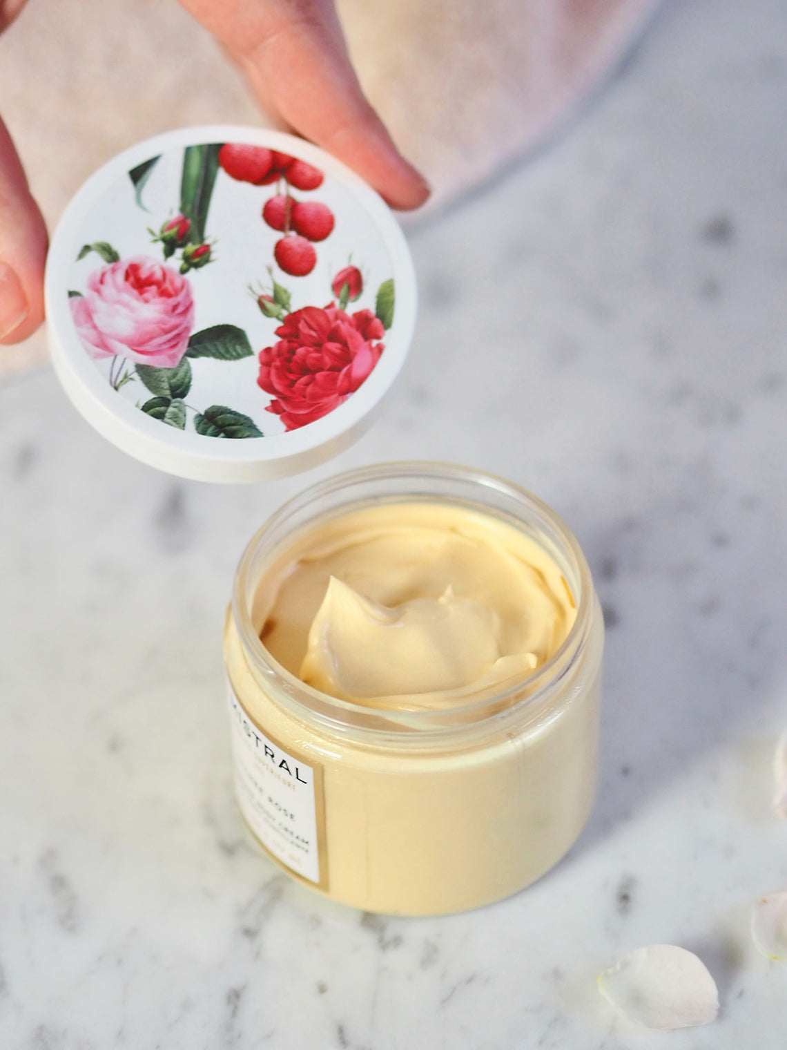 Lychee Rose Shimmer Body Cream