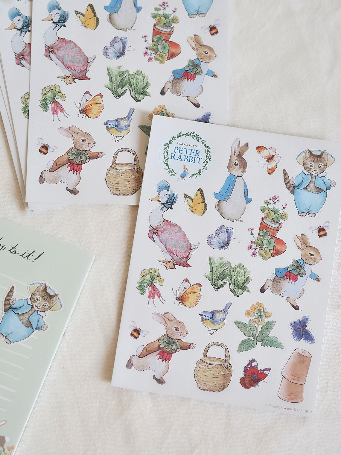 Peter Rabbit Sticker Sheets | The Cross Living