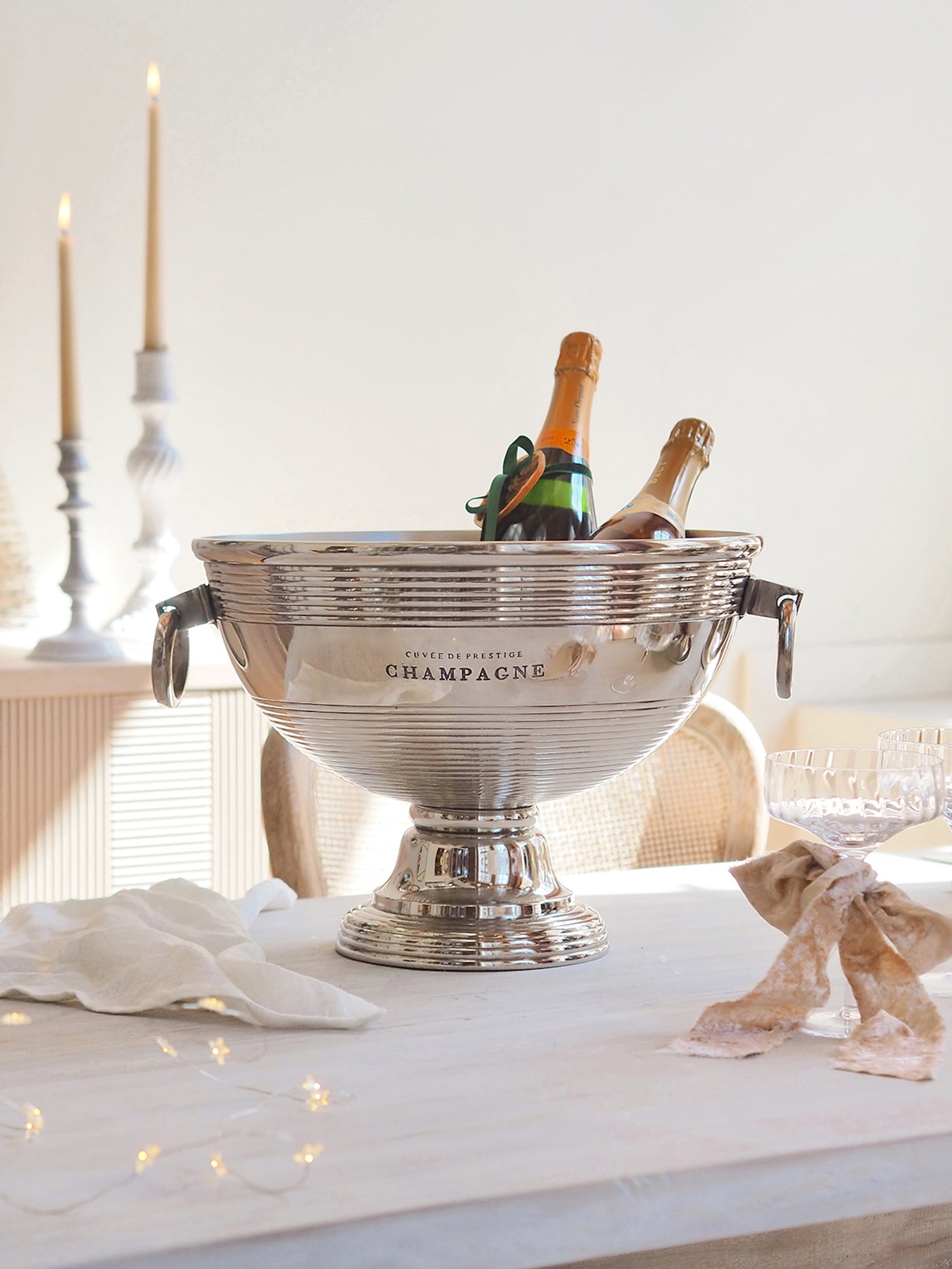 Reina Ribbed Champagne Bucket