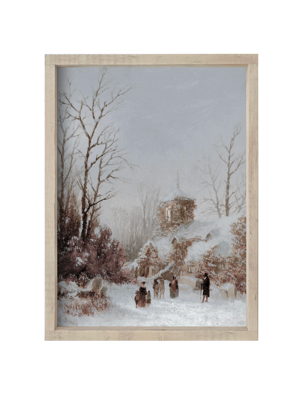 Christmas Village Framed Print