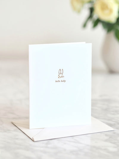 Baby Bunny Card - The Cross Decor & Design