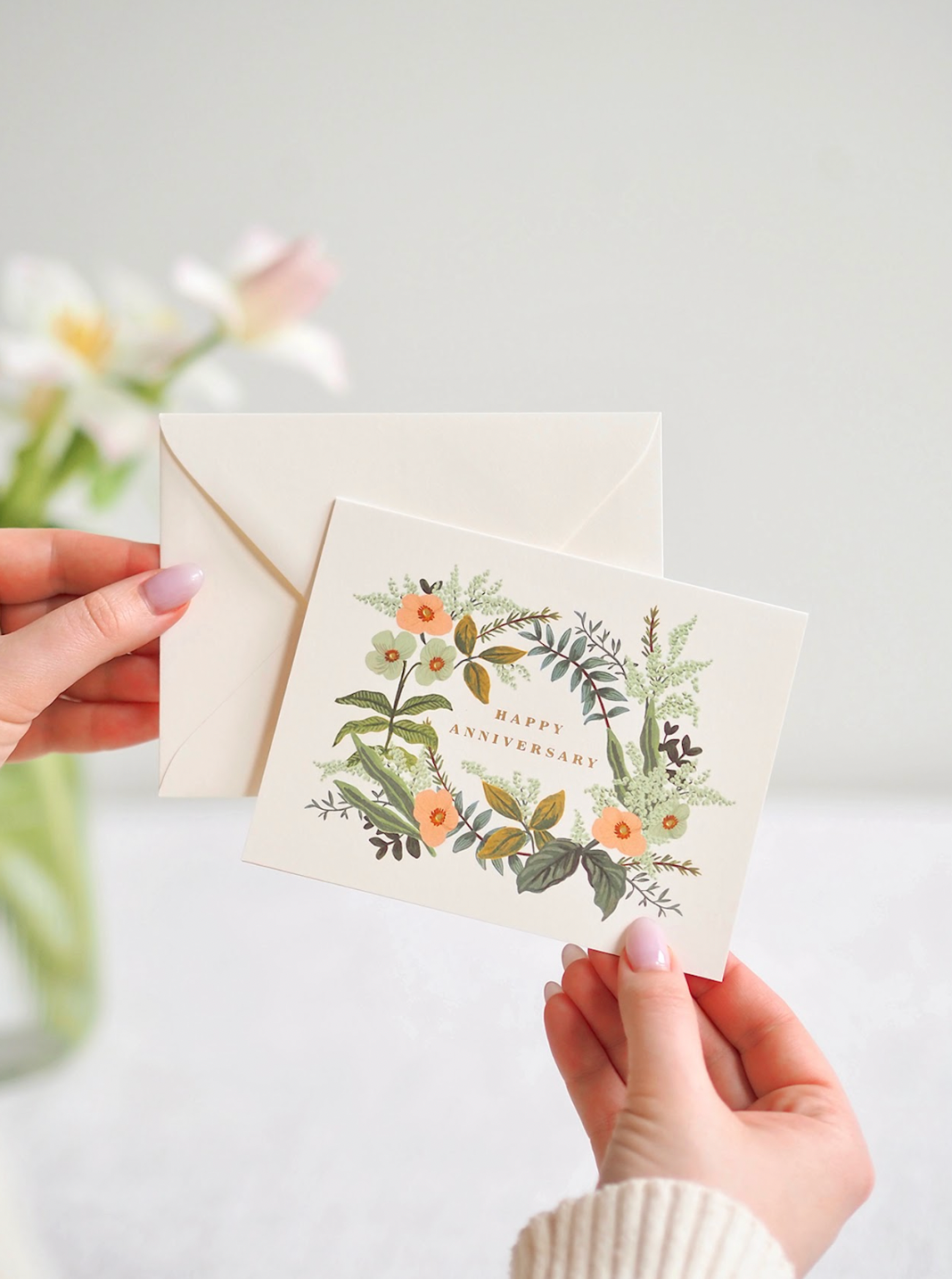 Anniversary Bouquet Card - The Cross Decor & Design