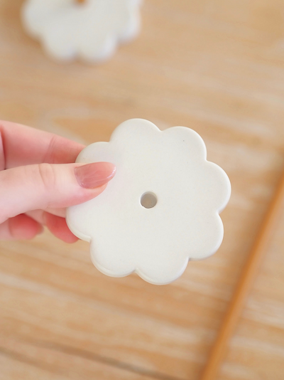Fleur Long Stem Candle Holder - The Cross Decor & Design