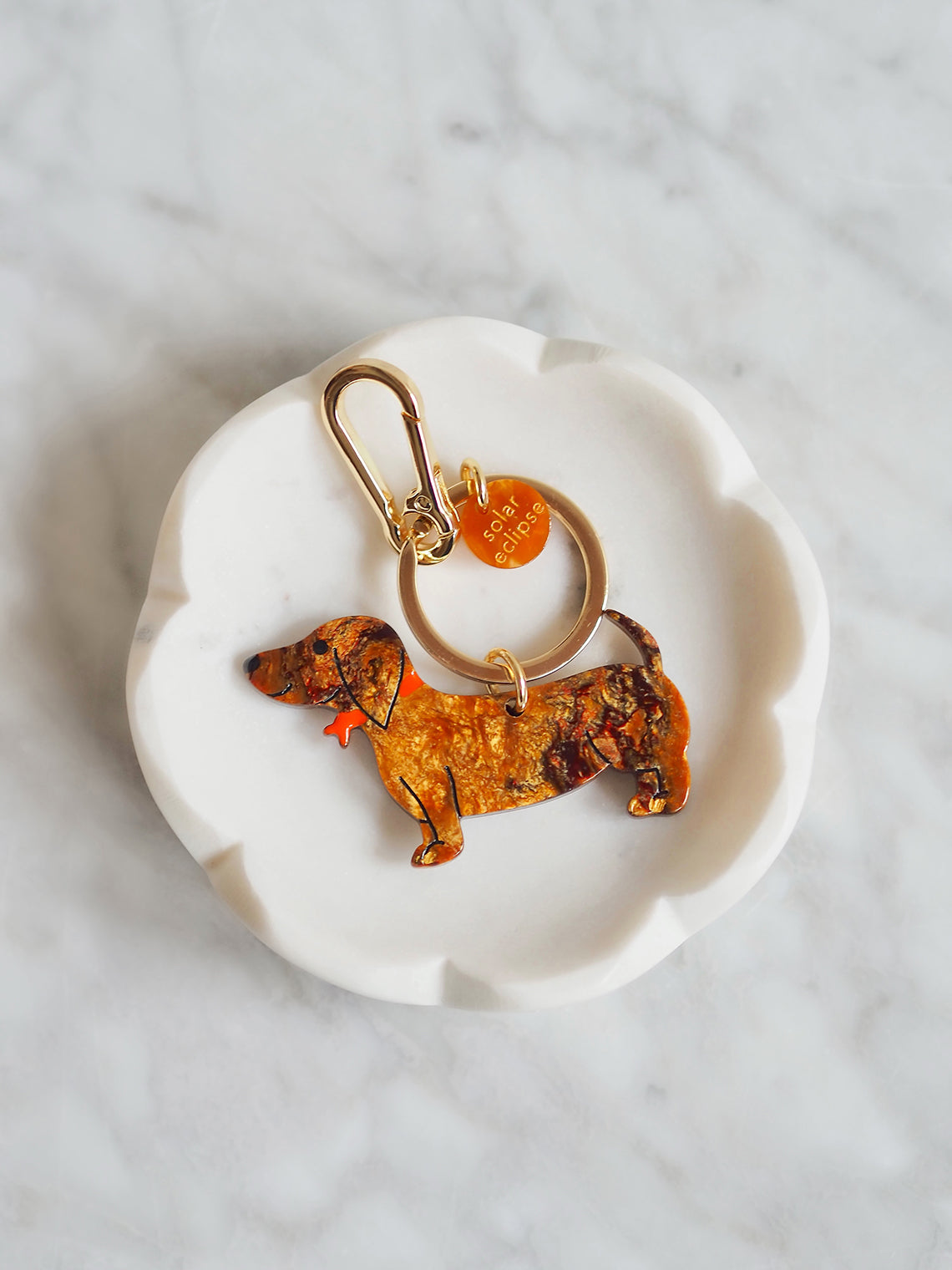 Dachshund Dog Bag Charm