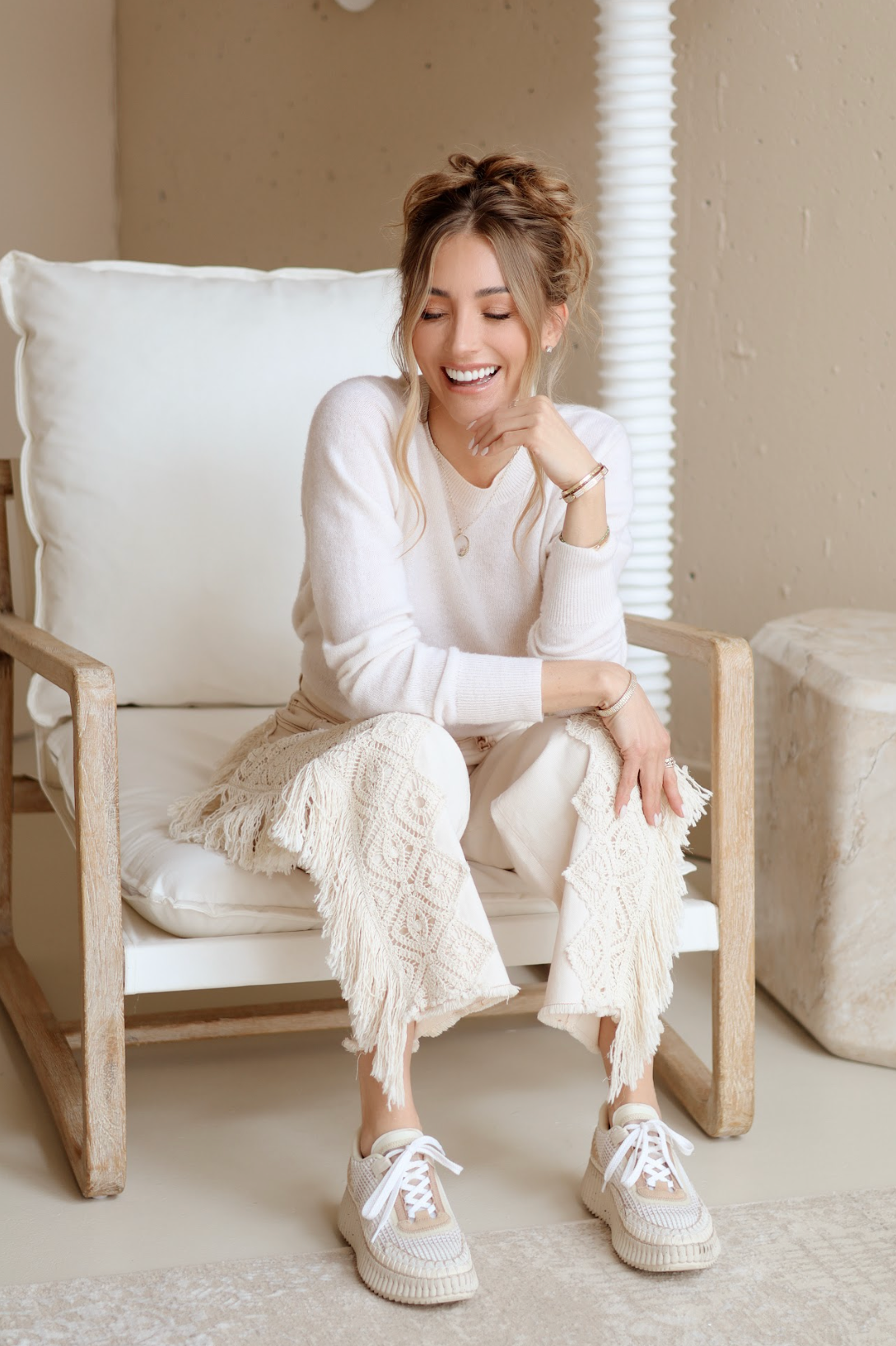 Anderson Occasional Chair | Off White - The Cross Decor & Design