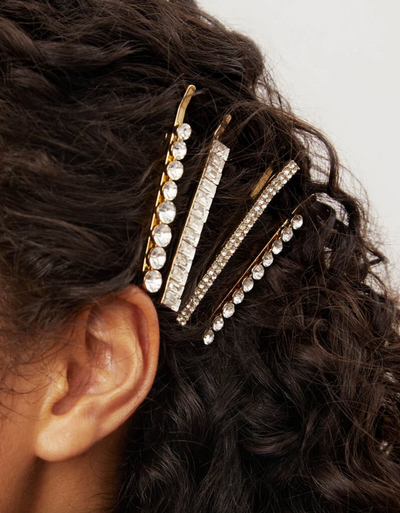 All Dressed Up Rhinestone Bobby Pin Boxed Set