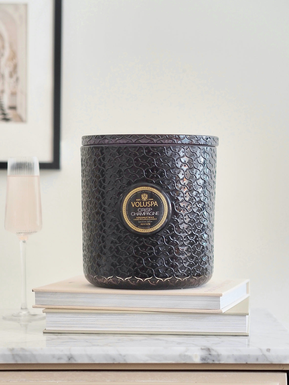 Crisp Champagne 5 Wick Hearth Candle