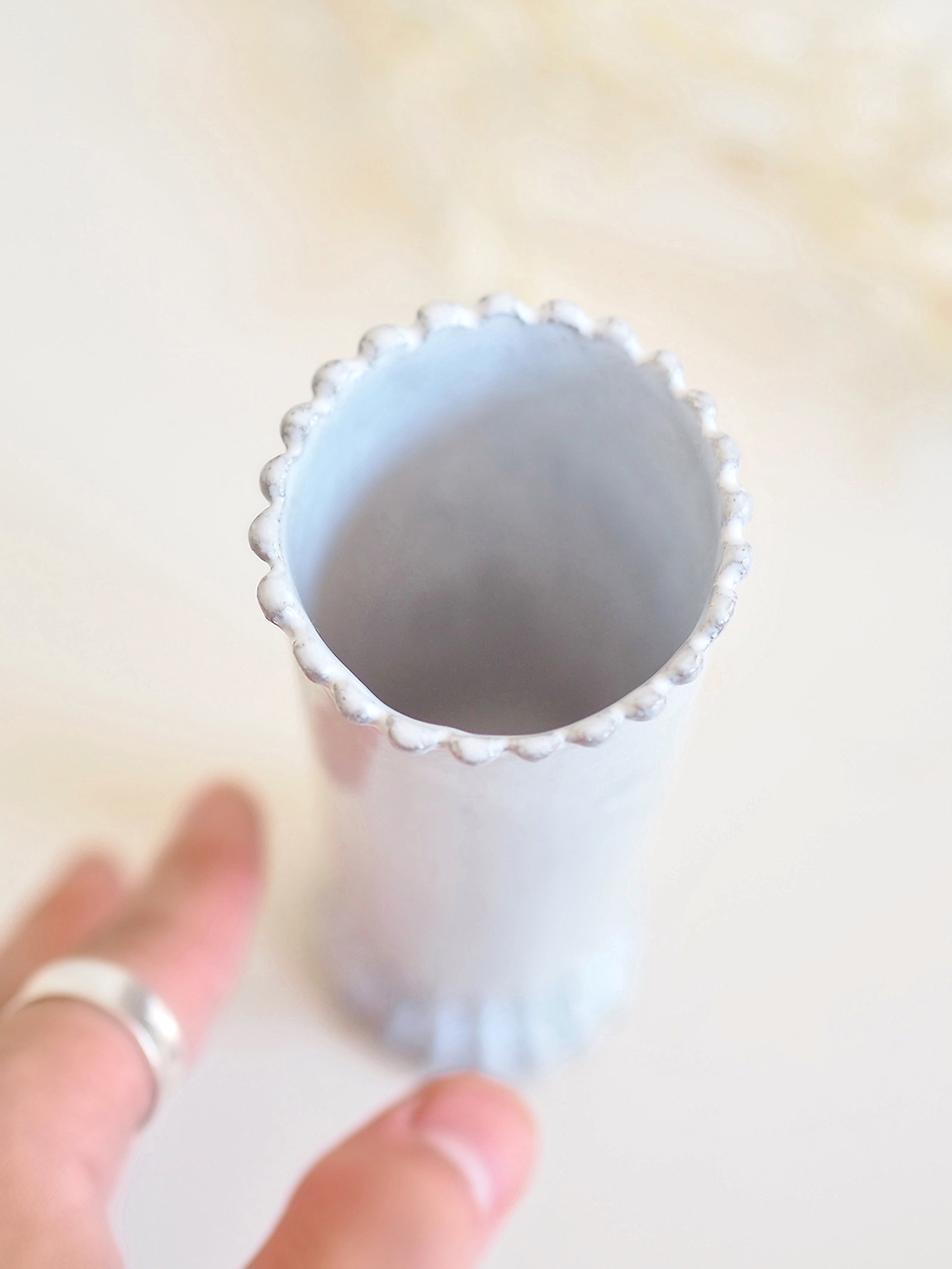 Astier de Villatte | Adelaide Mini Vase | The Cross Decor & Design