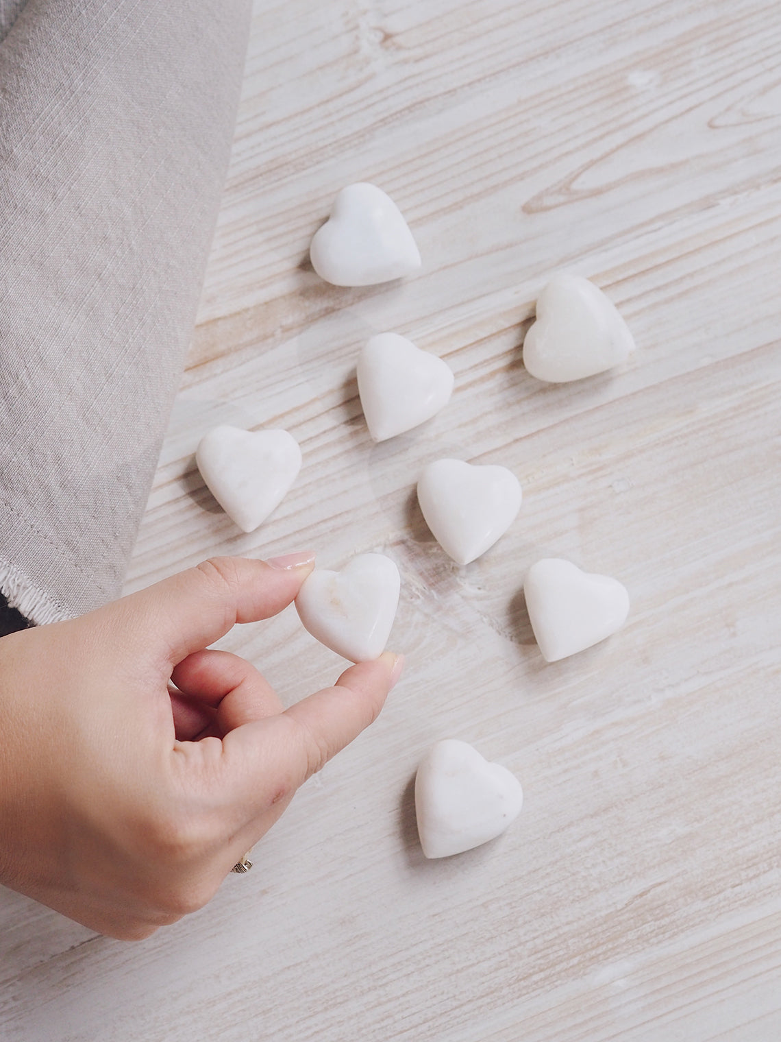 Petite Marble Heart - The Cross Decor & Design