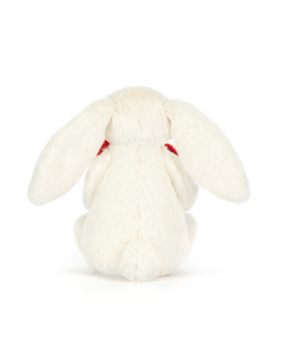 Jallycat Bashful Red Love Heart Bunny | Medium