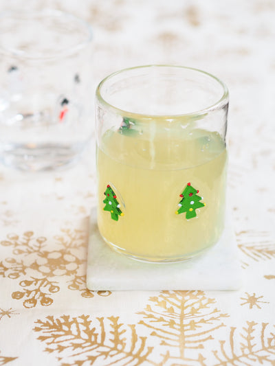 Holiday Tree Drinking Glass