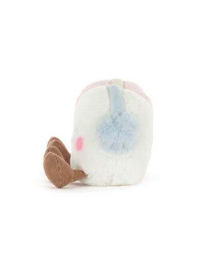 Jellycat Amuseables Toastie Pink and White Marshmallows