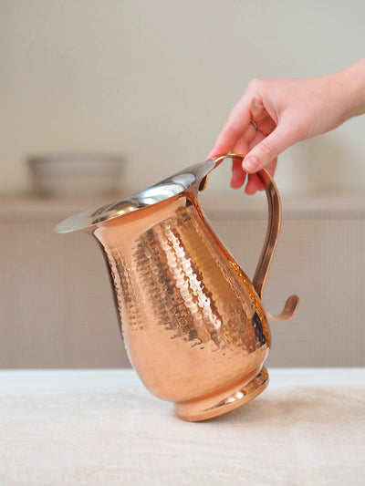 Hammered Copper Pitcher