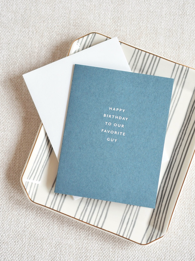 Favorite Guy Birthday Card - The Cross Decor & Design