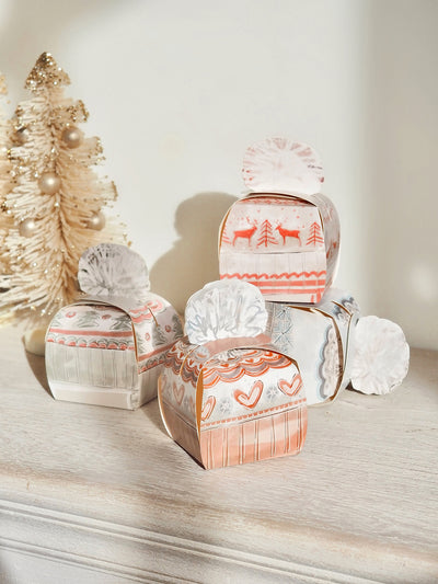 Folding Hat Shaped Gift Boxes Set of 4