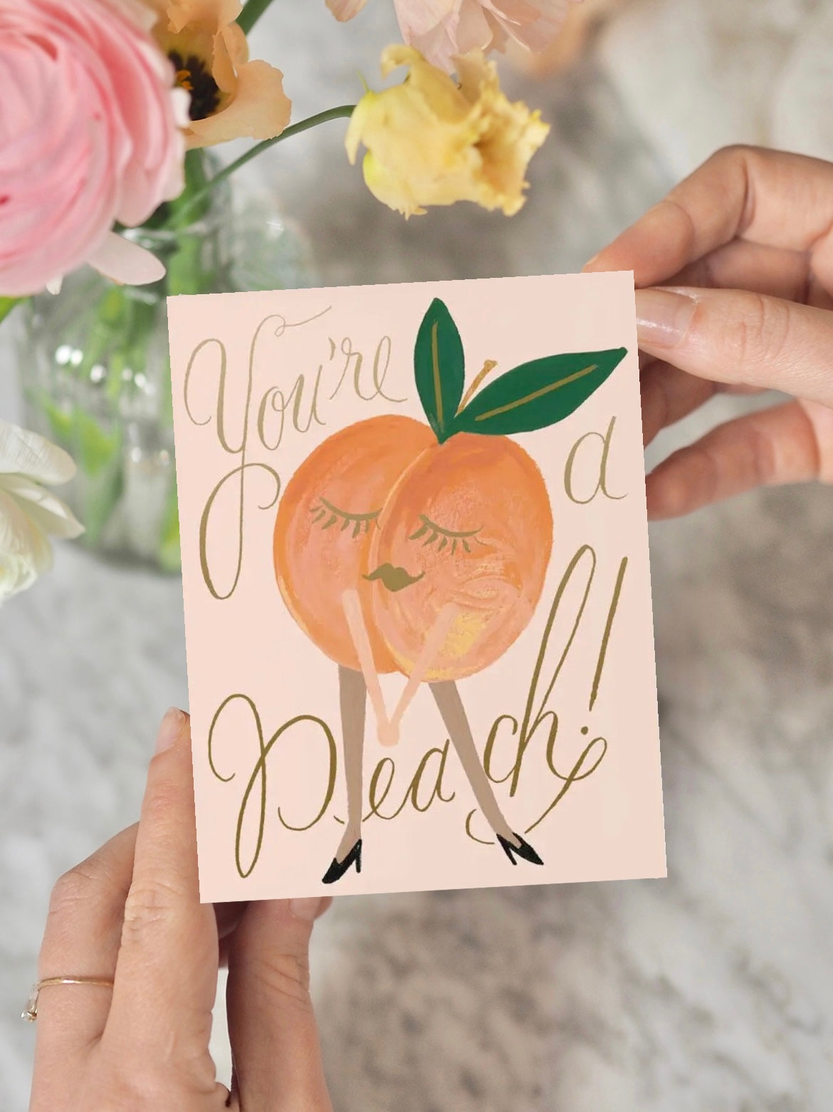 You're a Peach Card - The Cross Decor & Design