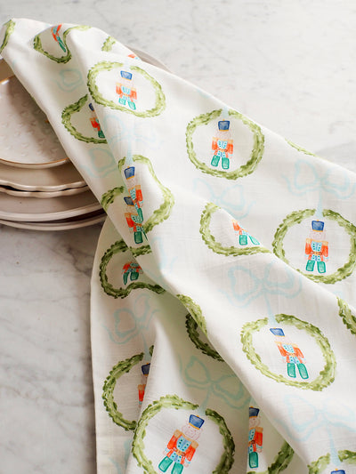 Hippopotamus & Nutcracker Tea Towel