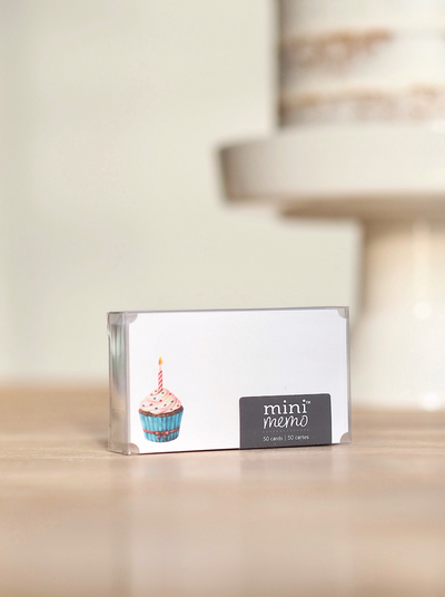 Cupcake Mini Note Card Set of  50 - The Cross Decor & Design