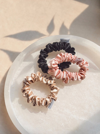 Classic Silk Mini Scrunchie Set