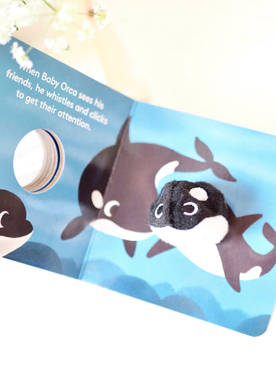Baby Orca Finger Puppet Book - The Cross Decor & Design