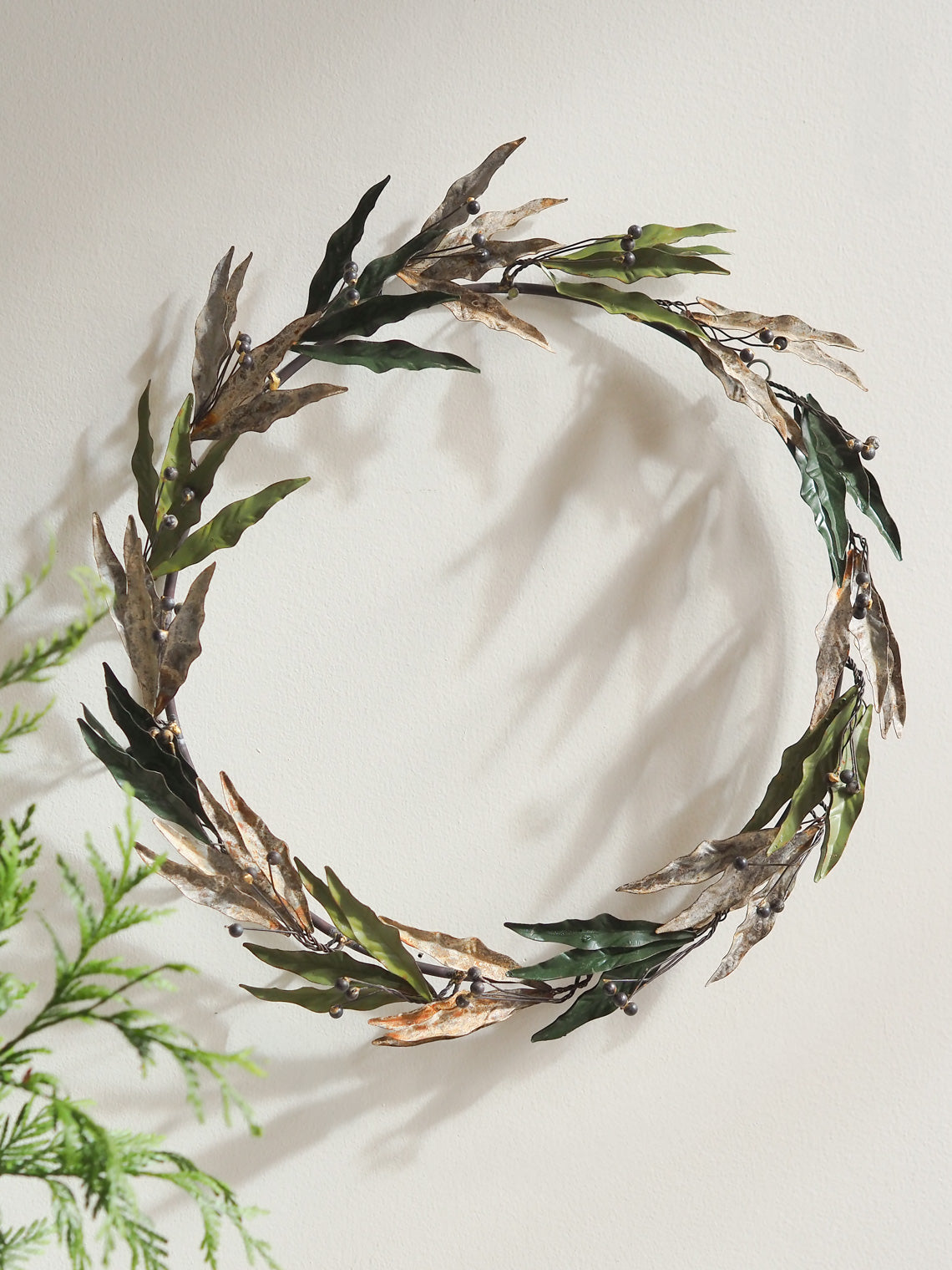 Metal Toleware Wreath