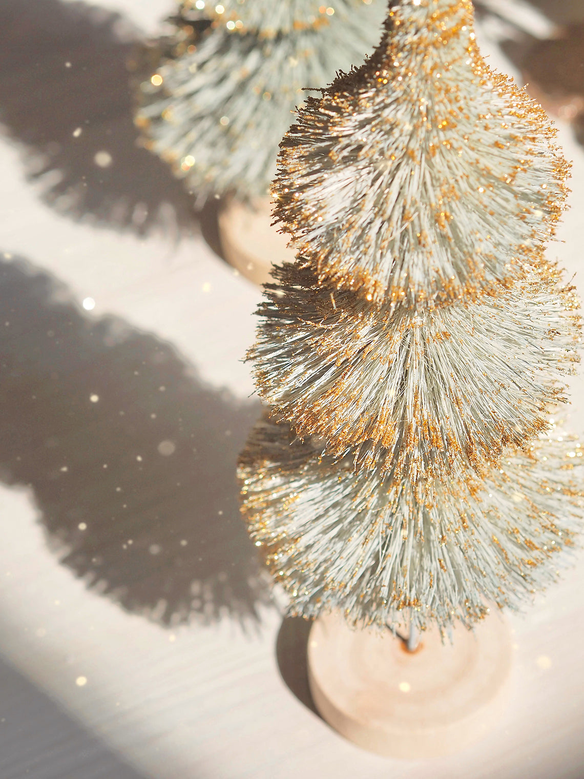 Glitter Mint Bottle Brush Tree - The Cross Decor & Design