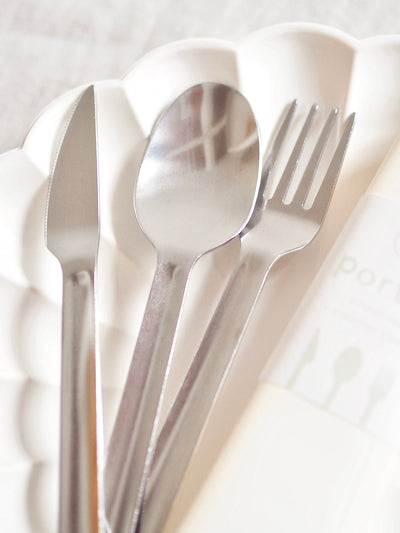 On The Go Cream Utensil Set