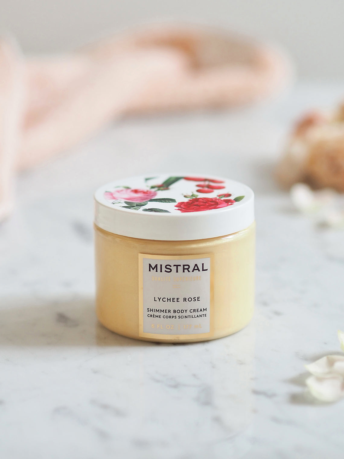 Lychee Rose Shimmer Body Cream