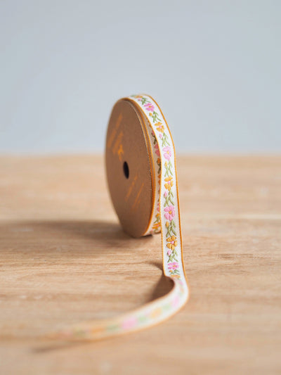 Vine Floral Woven Ribbon - The Cross Decor & Design