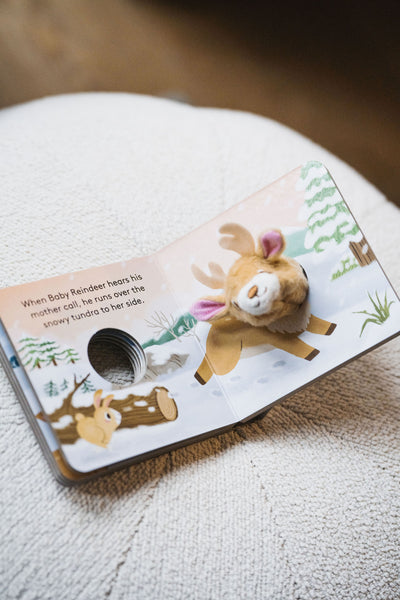 Baby Reindeer Finger Puppet Book