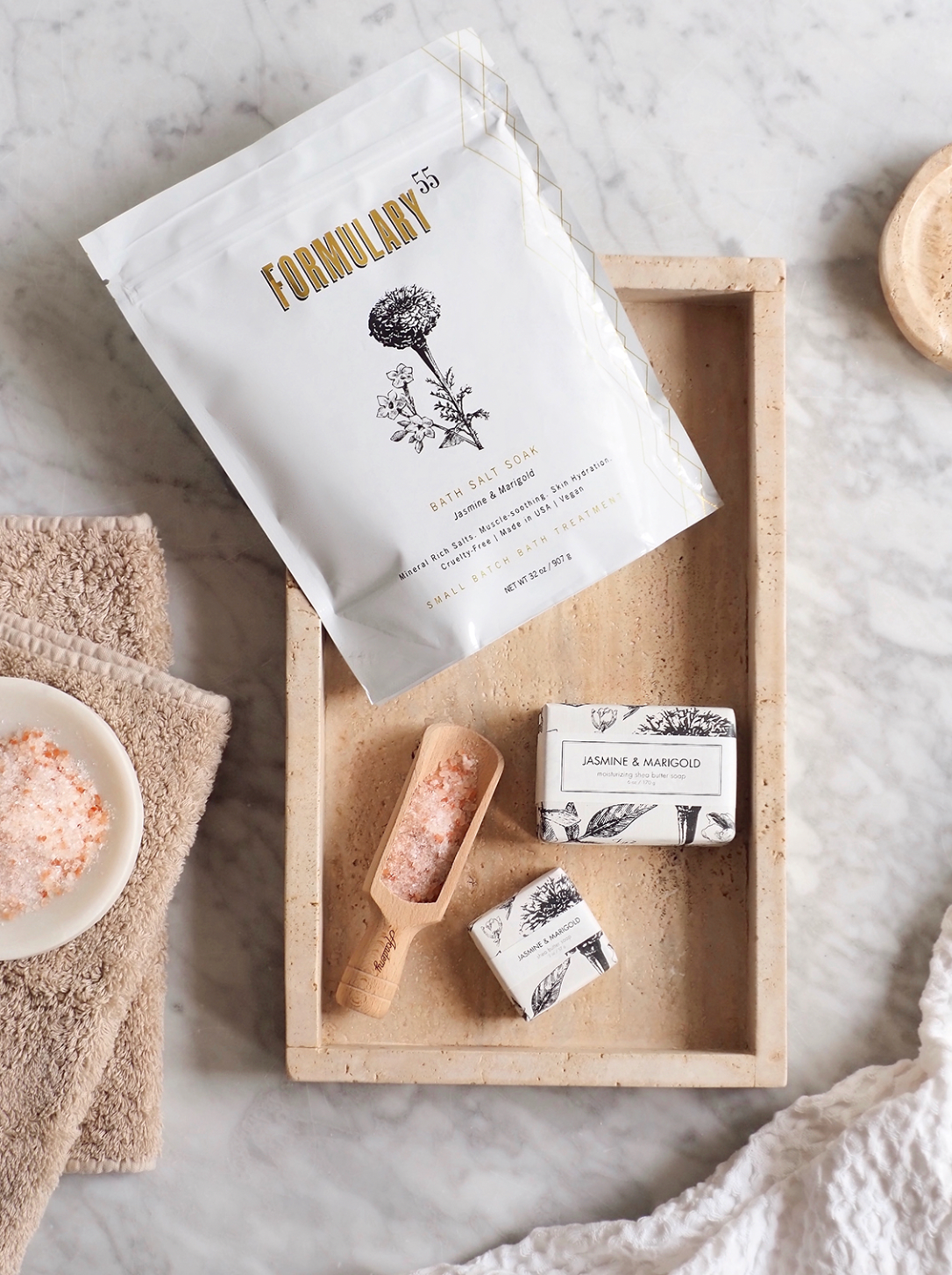 Jasmine & Marigold Bath Salt Soak - The Cross Decor & Design