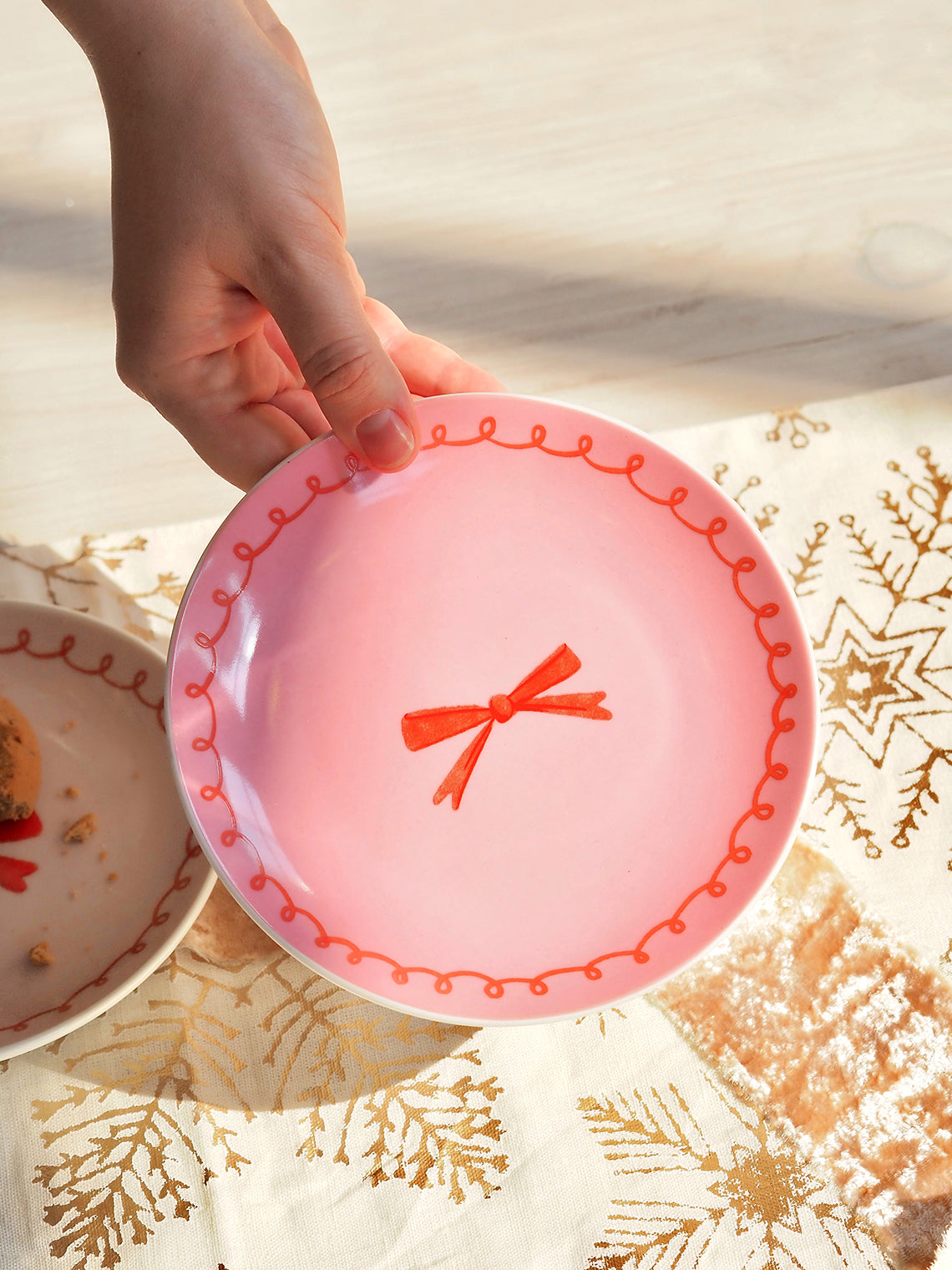 Bowtique Appetizer Plate MAUVE