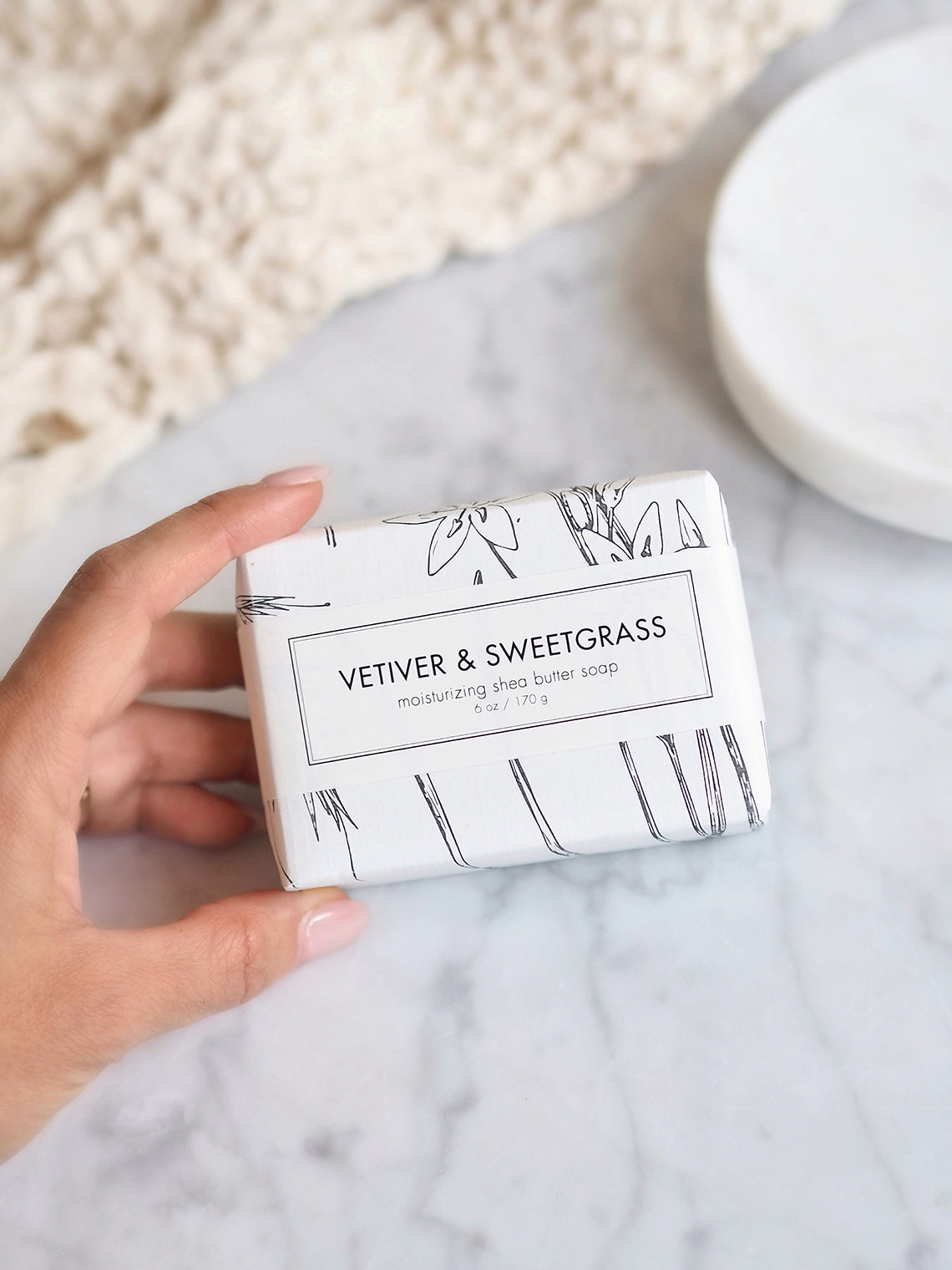 Vetiver & Sweetgrass Bar Soap - The Cross Decor & Design