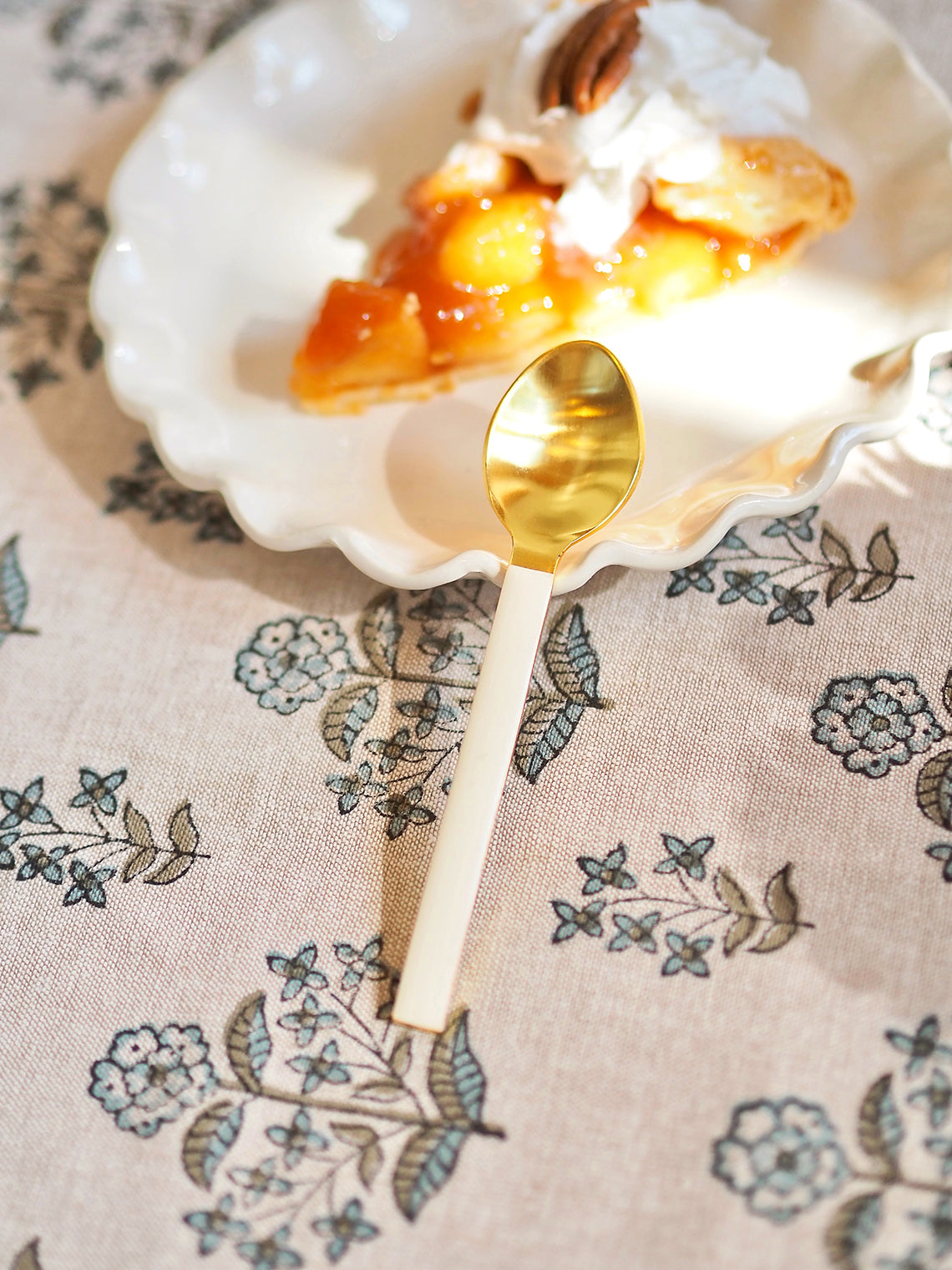 Ivory Luxe Dessert Spoon - The Cross Decor & Design
