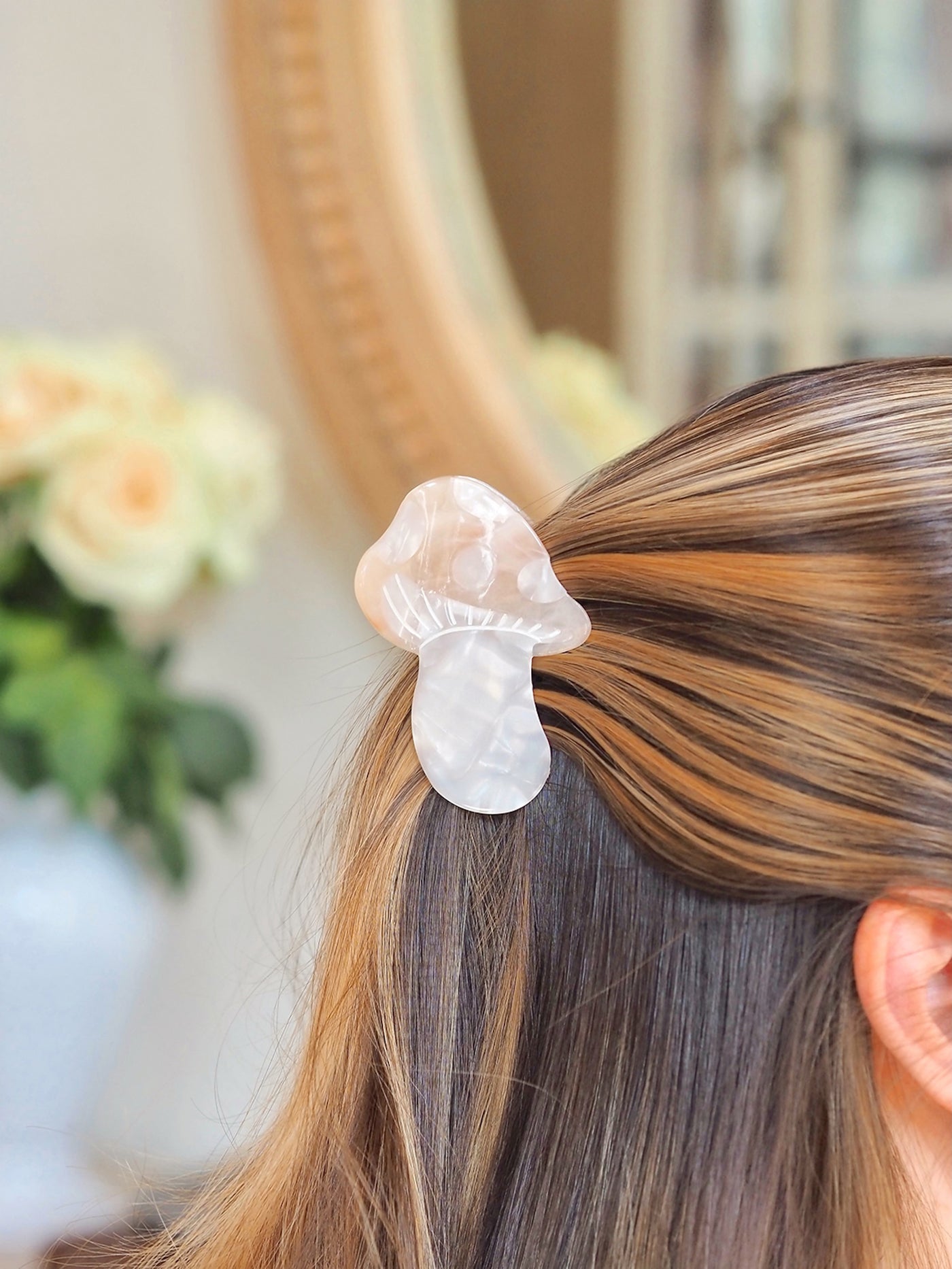Woodland Mushroom Claw Clips