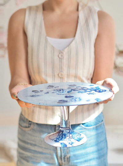 Delft #13 Cake Pedestal - The Cross Decor & Design