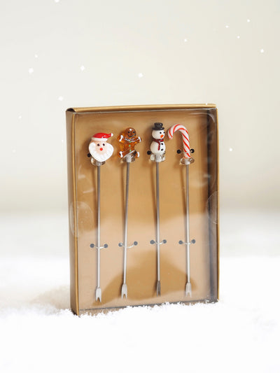 Holiday Icon Cocktail Picks Set