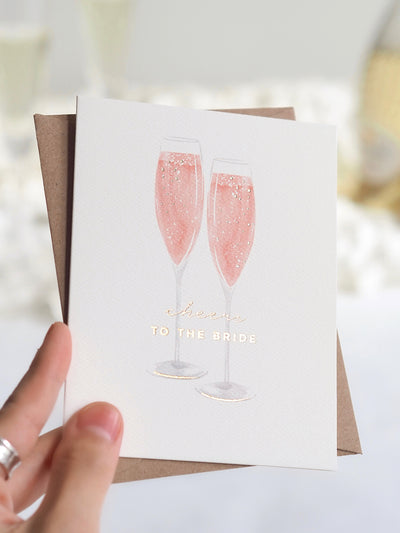 Bubbles For the Bride Greeting Card - The Cross Decor & Design