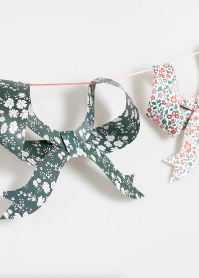 Liberty Festive Paper Bow Garland